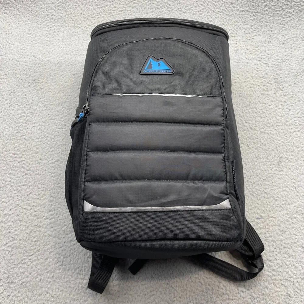 Arctic Zone 10002050 Black Blue Titan Deep Freeze 24 Can Backpack Cooler Bag
